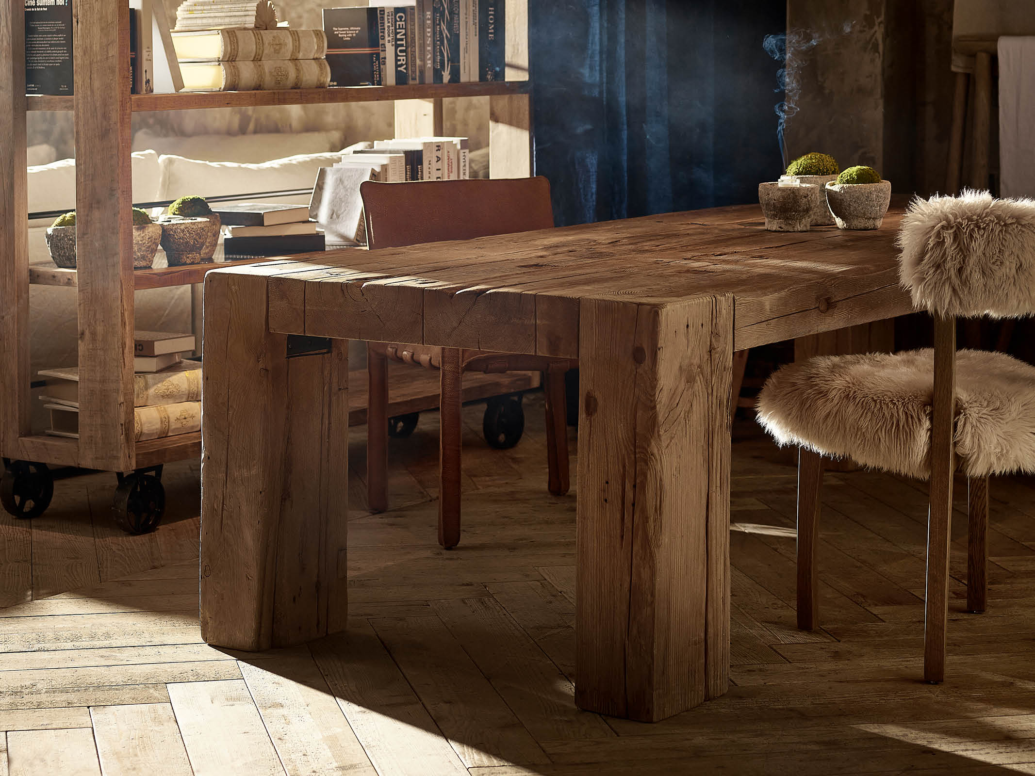 Harvest Home The Warehouse Trestle Table English Beam Dining Table