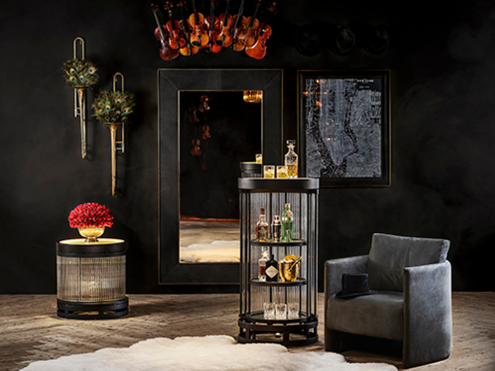 Timothy oulton bar hot sale cabinet