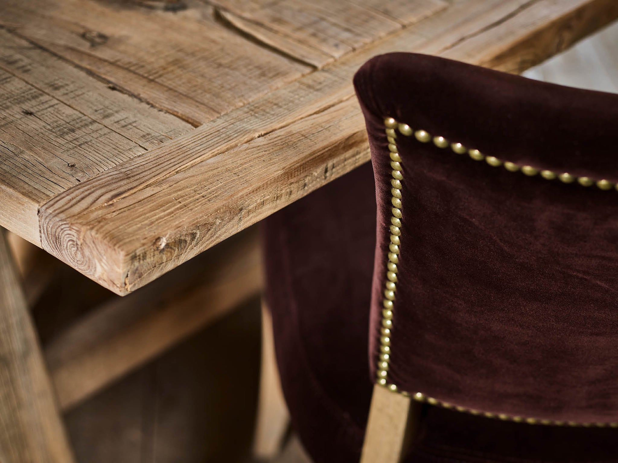 A-frame dining table