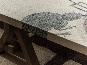 A-frame mosaic coffee table