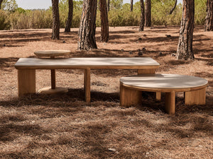 Amanu round coffee table