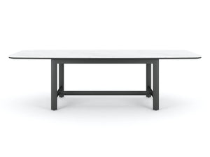 Bight curved dining table
