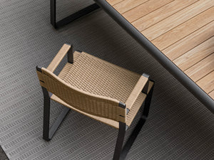 Green point dining chair with arms