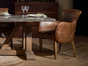 Side Saddle Dining Chair