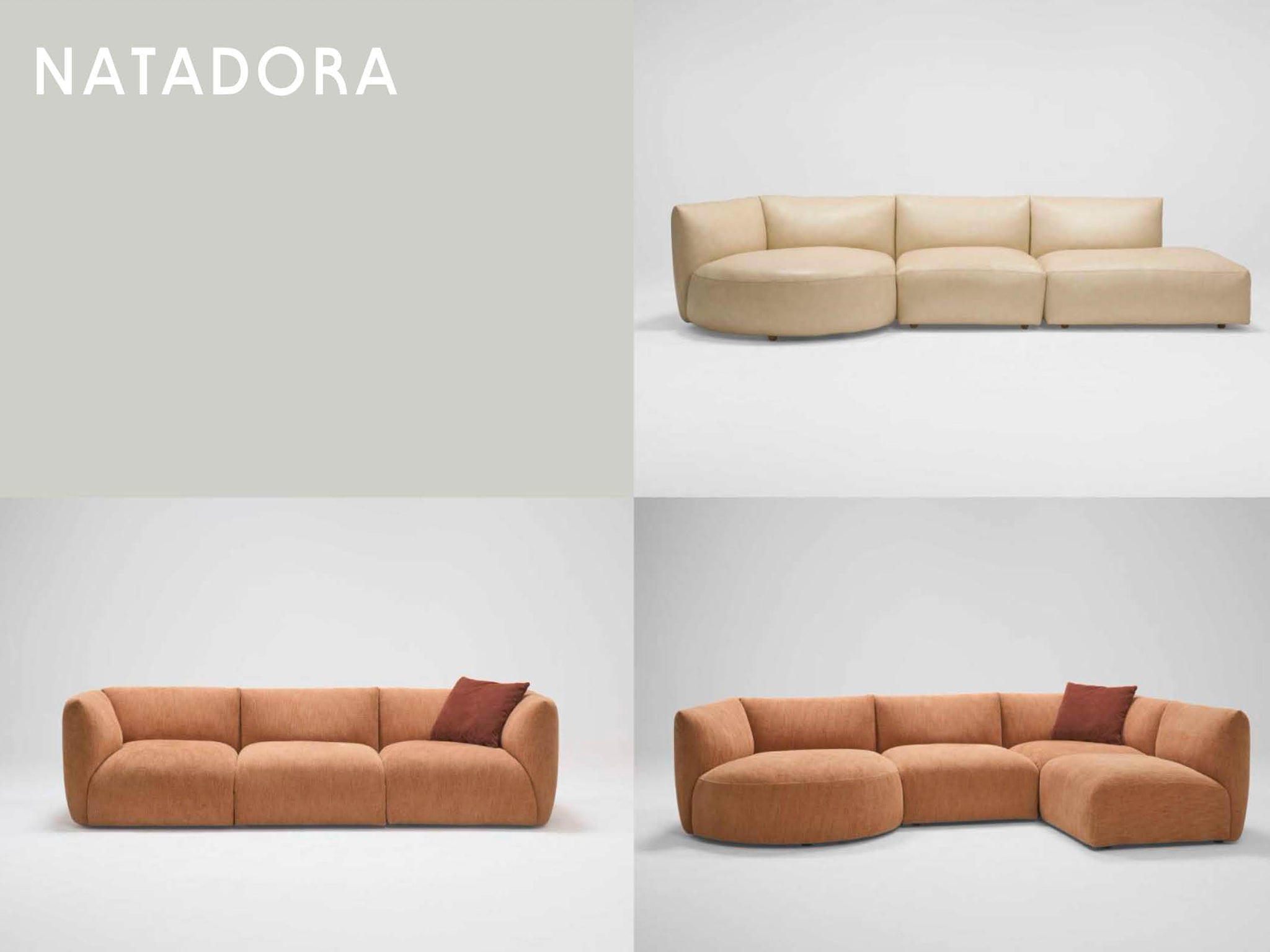 Slipper modular sofa