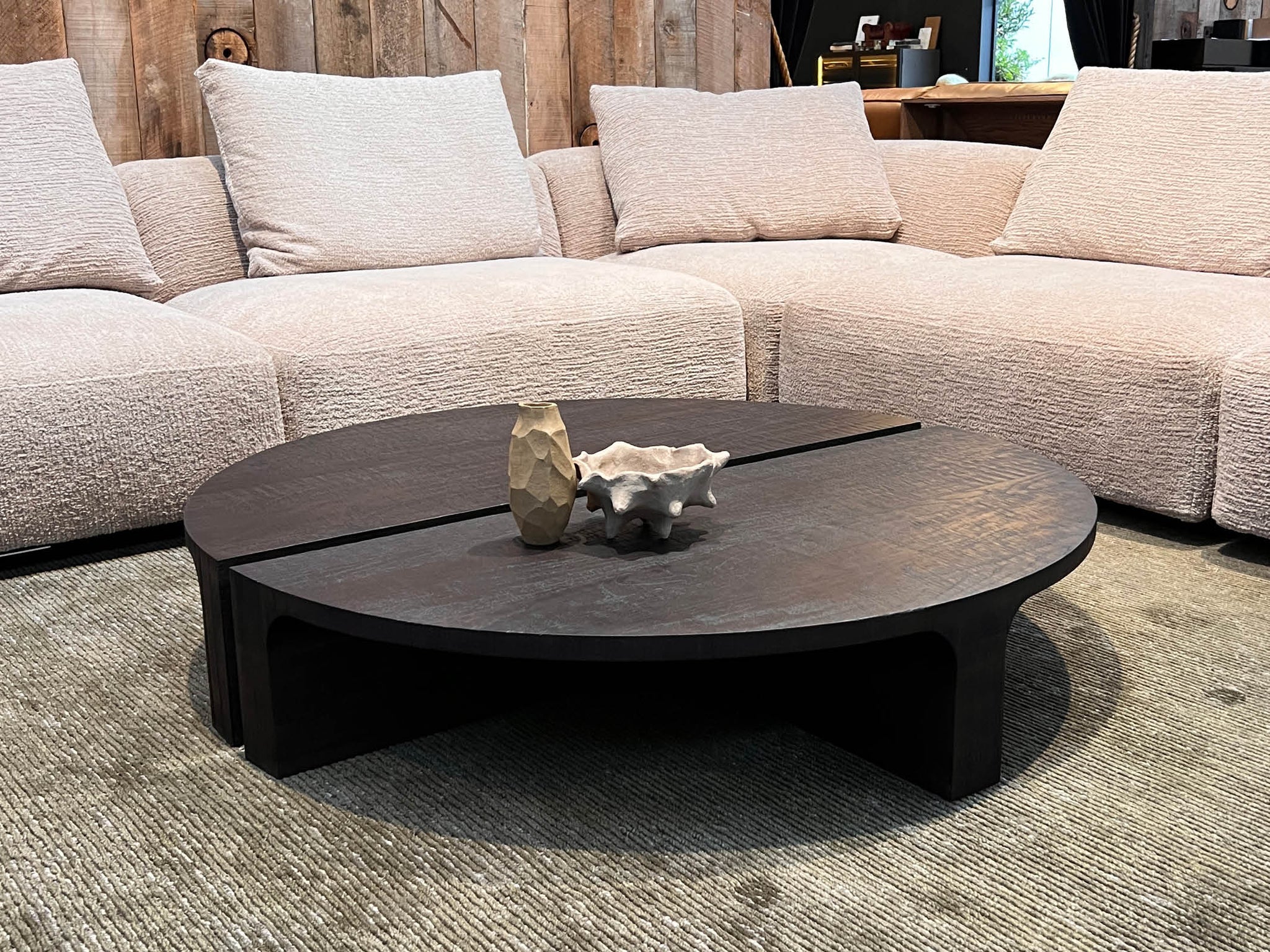 Stoic round coffee table - 2pc