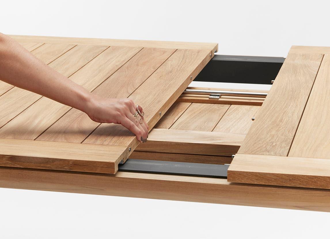 Addis Teak Extension Table - Outdoor Furniture