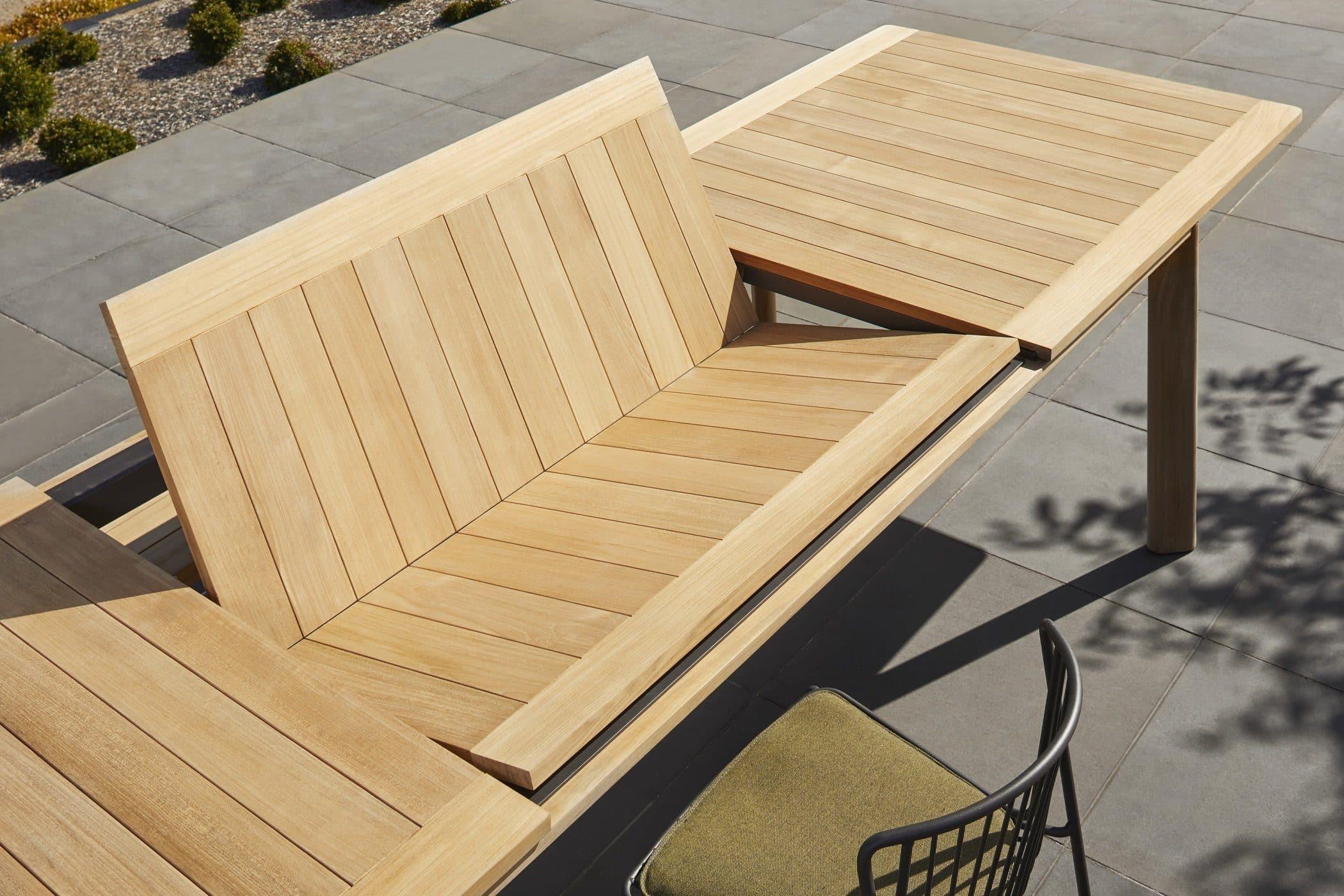 Addis Teak Extension Table by Kett | Designer Table โ Cosh Living ...