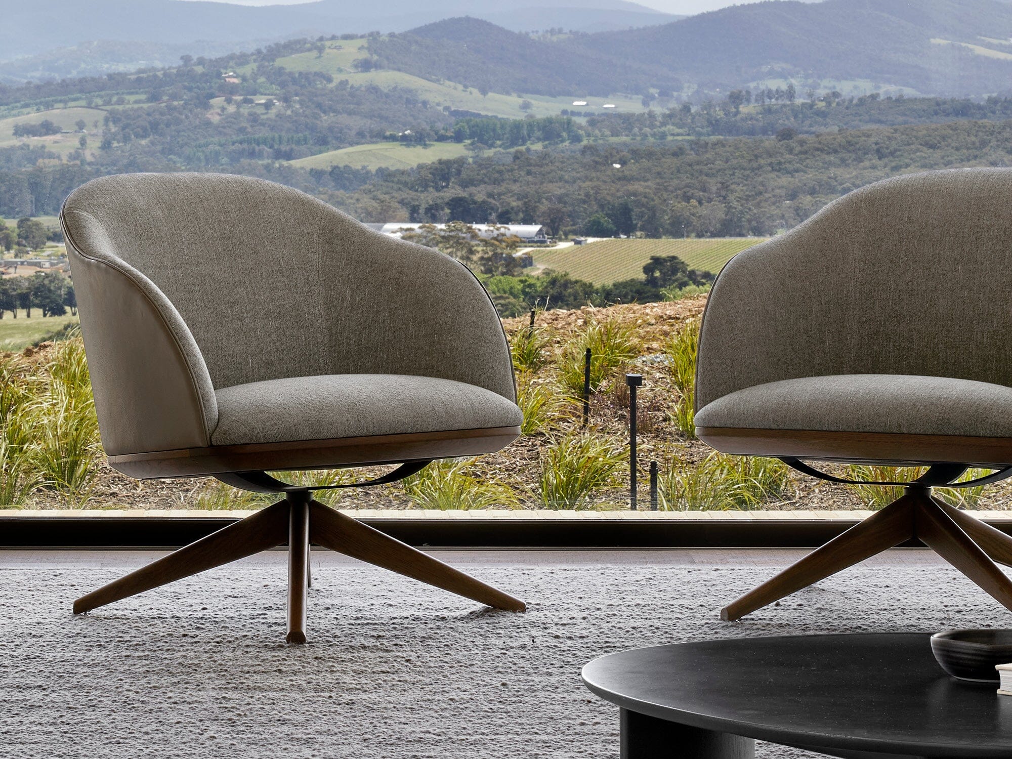 Glenaire Low Back Swivel Chair Indoor Furniture Kett 