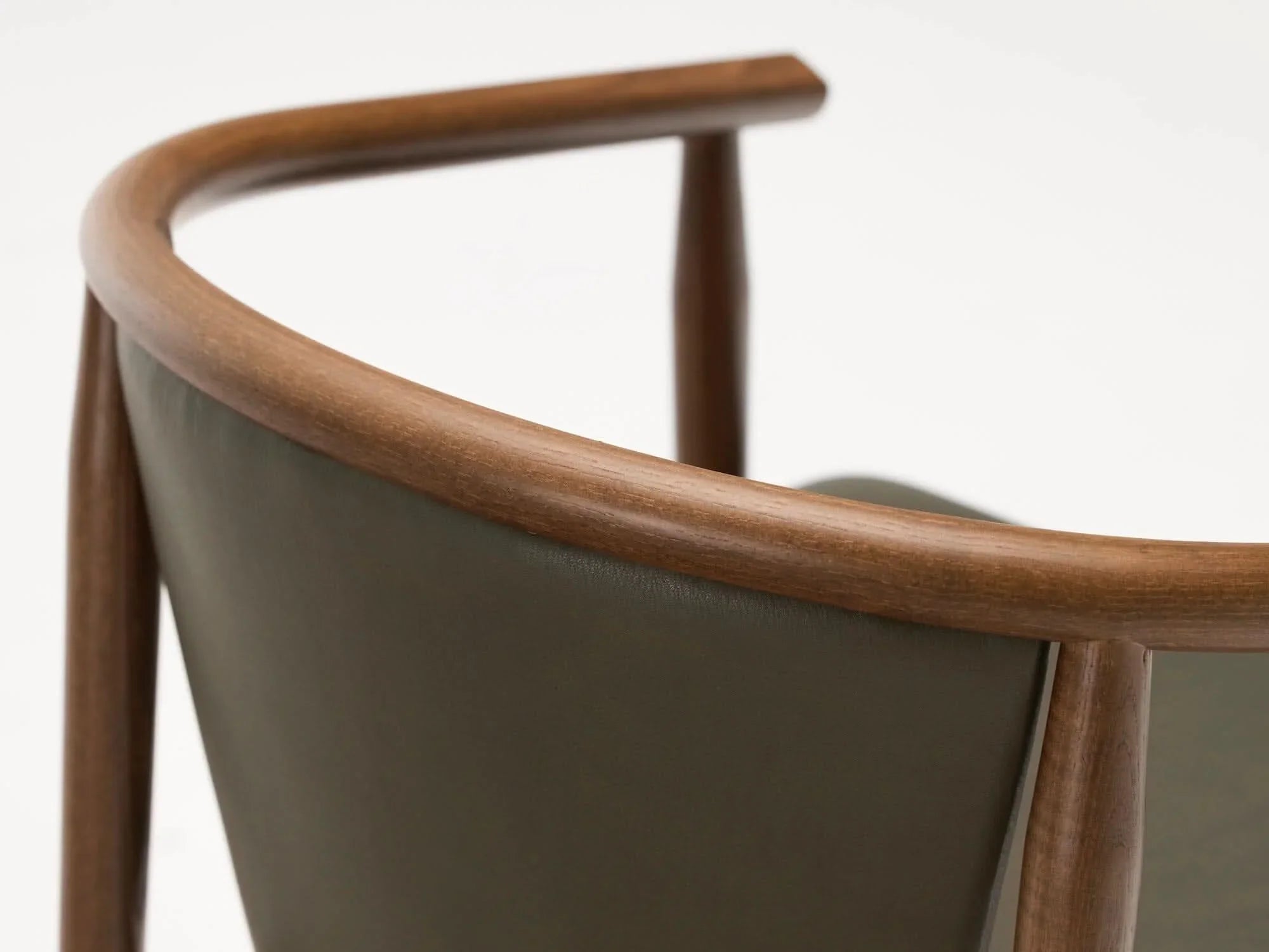 Otway Armchairs with Olive Leather (6) - Indoor Furniture
