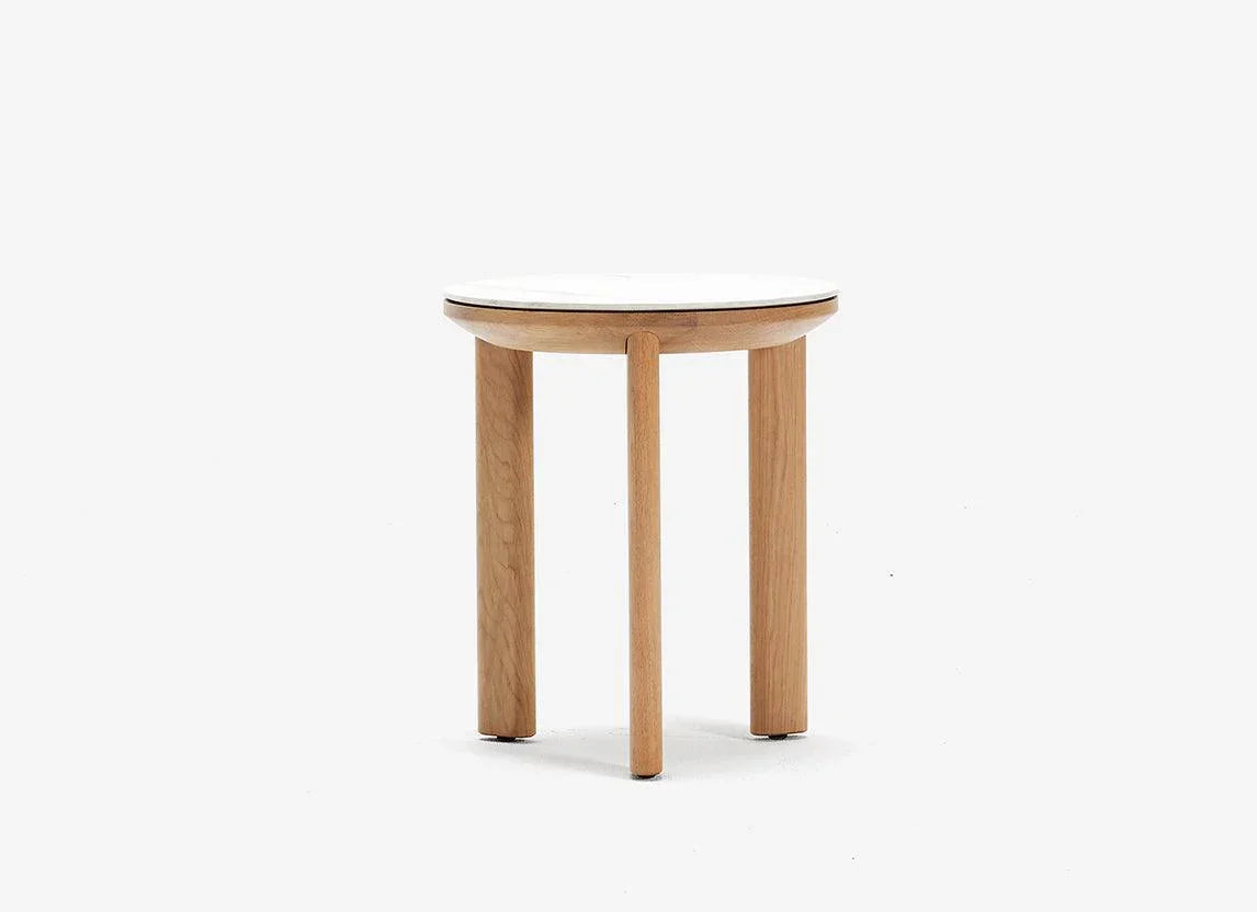 Otway Round Coffee Tables Porcelain - Indoor Furniture