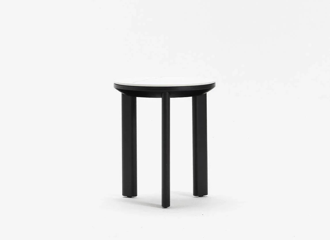 Otway Round Coffee Tables Porcelain - Indoor Furniture