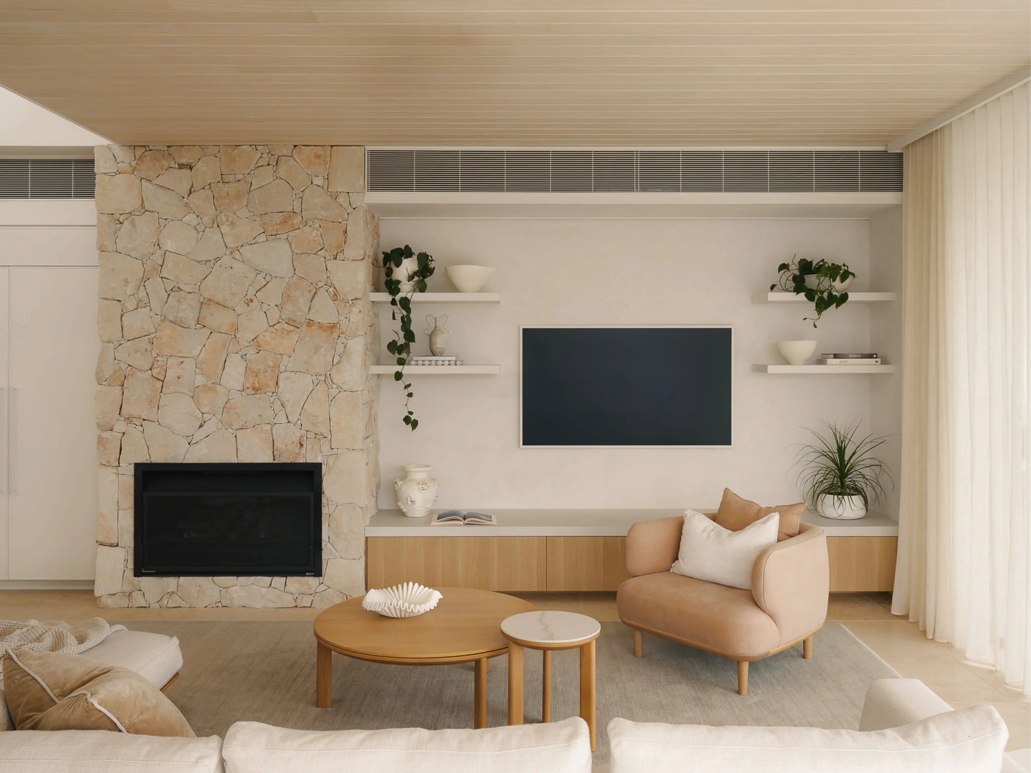 Otway Round Coffee Tables Porcelain Indoor Furniture Kett 