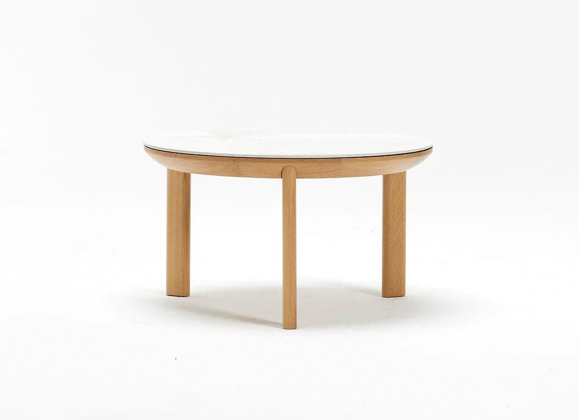 Otway Round Coffee Tables Porcelain - Indoor Furniture