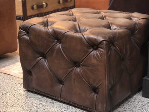 Lord Digsby Square Footstool